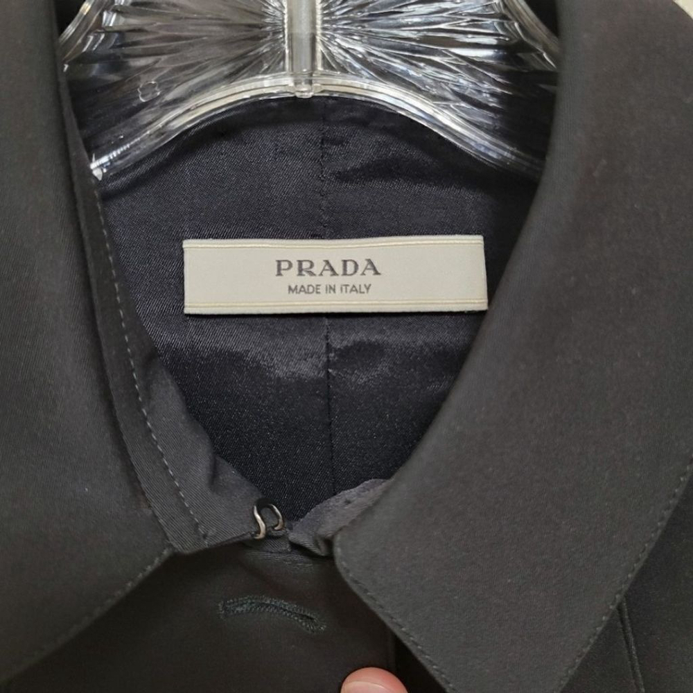 PRADA Women's Black Blazer Jacket Size 6 - Picture 3 of 7